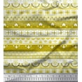 thumbnail image 1 of Soimoi polyester Crepe Fabric Square & Semi Mandala Ethnic Printed Craft Fabric by the Yard 42 Inch Wide, 1 of 1
