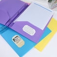 thumbnail image 4 of Misright Two Pocket Document Bag with Prongs Letter Size File Organiser with 3 Prong, 4 of 16