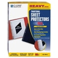 thumbnail image 2 of C-Line Traditional Polypropylene Sheet Protector, Heavyweight, 11 x 8 1/2, 50/BX 2 Sheet Capacity - Letter 8.50" x 11" - Rectangular - 3 x Holes - Polypropylene - 50 / Box - Clear, Black, 2 of 6