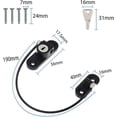 thumbnail image 2 of Cerradura de ventana de seguridad YONGSHENG de 4 piezas Con llave, 2 of 5