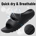 thumbnail image 4 of New Summer Sandals For Women Indoor Unisex Home Bathroom Slippers Beach Flip Flops Male Non-slip Soft Bottom Cloud Slide, 4 of 6