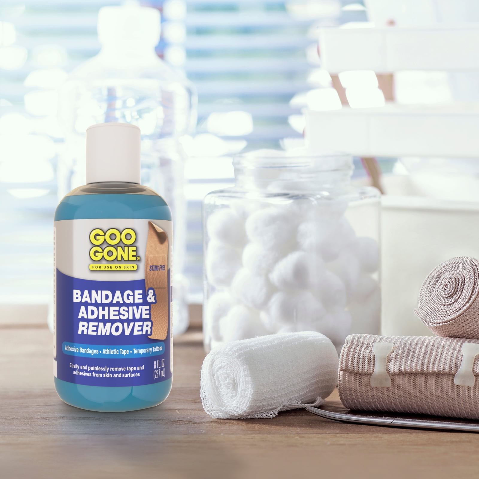 Goo Gone Bandage Adhesive Remover for Skin - 8 Ounce
