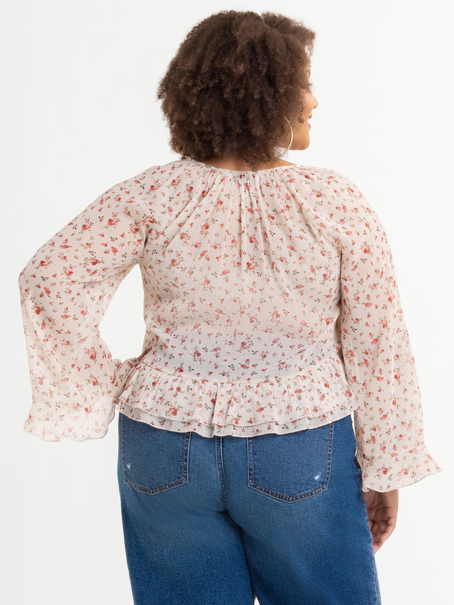 Jessica Simpson Women's Plus Size Ella Shirt, Sizes 0X-4X