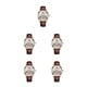 thumbnail image 3 of Minnieouse Reloj Mecánico de acero inoxidable para hombre, reloj de resistente al agua de negocios ajustable de repuesto analógico Vintage con Type2 NO2, 3 of 6