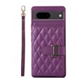 thumbnail image 2 of for Google Pixel 7 Detachable Shoulder Strap Wallet Case, with Card Slots & 360-degree Rotation Stand Ring Flip Premium PU Leather Protective Cover Lanyard for Women Girls, Deeppurple, 2 of 9