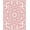 Pink, Pattern 2, variant on ODIKA 3x5 Machine Washable Non-Slip Area Rug, Nomadic Journey Scrollwork Elegant Arrangement High Traffic Rug, Pink, 661283