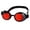black red film, variant on Steampunk Victorians Goggles Glasses,Vintaeg Eyewear for Raves,Parties,Cosplays and Festivals Novel Funny Eyewear