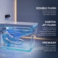thumbnail image 4 of Concorde Smart One-Piece 1.28 GPF Single Top Flush Toilet in Glossy White, 4 of 12