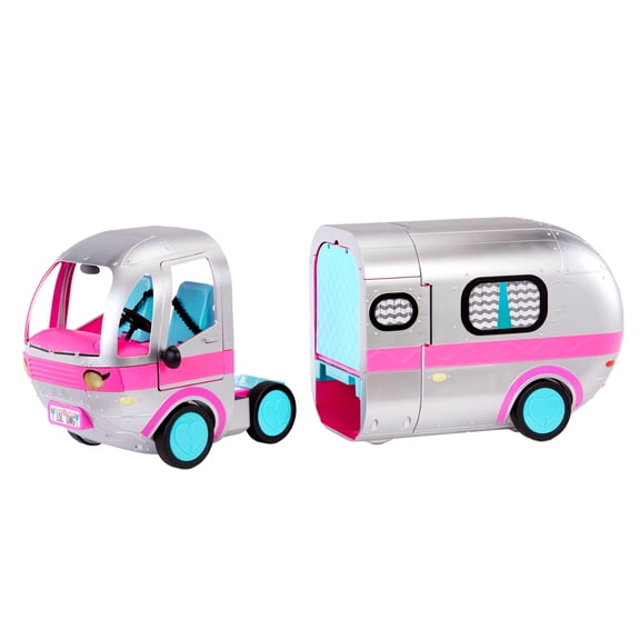 LOL Surprise Glamper – Metallic Silver, Fashion Camper Deluxe Doll Playset, Ages 4