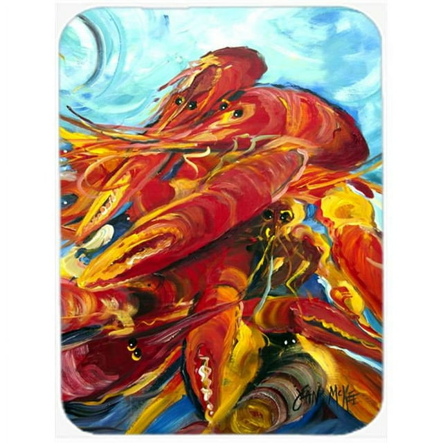 Carolines Treasures JMK1171LCB Crawfish Glass Cutting Board- Large