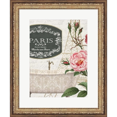 Great Art Now Salle De Bains 1 by Kimberly Allen, Framed Wall Art, 14.75W x 17.75H