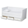 thumbnail image 3 of Baxton Studio Wood Expandable Twin Size to King Size Daybed with Storage Drawers, 3 of 9