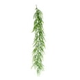 thumbnail image 2 of RICHMJ 2Pcs 5Ft Artificial Norfolk Pine Garlands, Real Touch Winter Pine Garland, Green Artificial Greenery Garland for Table, Mantle, Wall, Indoor, Outdoor Christmas Decorations (2PCSB, 5 FT Soft), 2 of 9