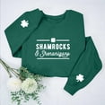 thumbnail image 1 of Sweat à Capuche Imprimé pour la Saint-Patrick, Col Rond, Manches Longues, 1 of 6