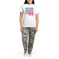 thumbnail image 4 of CafePress - Beyond Fabulous 60Th Birthday Women's Light Pajama - Women's Short Sleeve Print T-Shirt and Pants Light Cotton Pajama Set, 4 of 7