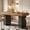 Brown Black, variant on Fnova 63 Inch Industrial Bar Height Table with Dual Footrests, Counter Height Bar Table for Home Bar Cafe Restaurant