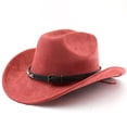 thumbnail image 1 of Western Frontier Cowboy Hat Curved Brim for Outdoor Adventure Travel Riding and Country Style Craftsmanship, 1 of 3