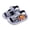 Black, variant on Kids Boy Anti Collision Fashion Outdoor Summer Sport Walking Running School Sandals (Orange, 10)