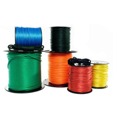 

West Coast Paracord Solid Braid Nylon Rope – Multiple Colors Diameters and Sizes – Multipurpose – Crafts Boating and Outdoors