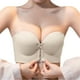thumbnail image 1 of Brasier Tela de Mantequilla Sujetador Deportivo Cómodo y Transparente para Mujer, sin Cordones, sin Espalda, sin Esponja y con Tirantes convertibles Mediana, 1 of 3