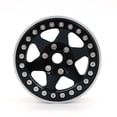 thumbnail image 4 of Llanta de la rueda de aleación de aluminio, cubo de llantas de rueda Beadlock, reemplazo de 4 Uds para 1/10 Axial SCX10 90046 SCX10 III AXI03007 AXI03003 RC Car Eccomum  Llanta de la rueda, 4 of 7