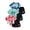 Blue Red Light Green(A306), variant on Girls Summer Outfits 6 Pcs Tie-dye Heart Print Casual Short Sleeve Tee Tops and Dolphin Shorts Set Red Blue Purple Pink 11-12 Years
