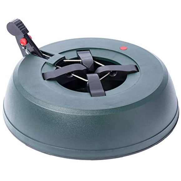 Gardenised Pédale Automatique en Plastique Vert pour Arbre de Noël