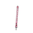 thumbnail image 4 of AWHAO Marqueur de Surface Bouée Tube Signal Portable Équipement Professionnel avec Bande Réfléchissante Rose 1,8 m, 4 of 9