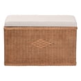 thumbnail image 6 of bali & pari Eamon Braided Natural Rattan Storage Bench, 6 of 6