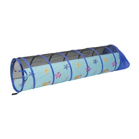Pacific Play Tents 20556 Sea Buddies 6' Play Tunnel Kids Camping Indoor/Outdoor Play