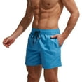 thumbnail image 2 of Men's Quick-Dry Swim Trunks with Mesh Lining, Elastic Waistband, and Drawstring Closure Perfect for Beach & Pool, 2 of 5