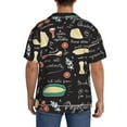 thumbnail image 3 of Balery Vegetable Quiche Camisa Casual de Manga Corta con Botones para Hombre, Texturizada, Estilo Cubano, para Playa, Verano-3X-Large, 3 of 5