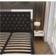 thumbnail image 3 of Headboard with Mirror Crystal Luxury Double Queen King Ottoman Gas Lift Velvet Fabric Upholstered Bedroom Furniture My Lux Decor Round, 3 of 6