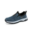thumbnail image 1 of Innerwin Mens Casual Shoe Non-Slip Loafers Round Toe Lightweight Canvas Sneaker Flats Driving Blue 11, 1 of 6