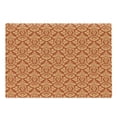thumbnail image 1 of Antique Cutting Board, Royal Victorian Damask Pattern Baroque Rococo Old Fashioned Traditional Art, Decorative Tempered Glass Cutting and Serving Board, Large Size, Vermilion Orange, by Ambesonne, 1 of 1