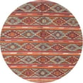 thumbnail image 1 of Ahgly Company Machine Washable Indoor Round Contemporary Camel Brown Area Rugs, 5' Round, 1 of 7