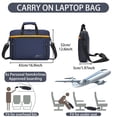 thumbnail image 2 of BE SMART 15.6 Inch Laptop Bag for Men/Women with RFID, Computer Case Carrying Briefcase with Shoulder Strap, 2 of 12