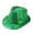 Green, variant on Kids' Sparkly Sequin Fedora Hat, Children's Stage Performance Top Hat for Dance Party Carnival, Unisex Accessory, 7 Colors, One Size