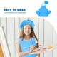 thumbnail image 4 of 1 juego de delantal para niños, gorro de chef, delantal de cocina para niños con correas ajustables para niños y niñas, cocinar, hornear y pintar, gorro de chef para niños, 4 of 6