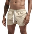 thumbnail image 3 of Puntoco Pants for Men,Men Colthing Clearance,Men'S Spring and Summer Splicing Swimming Trousers and Beach Surfing Shorts Beige, 3 of 8