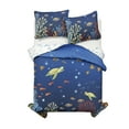thumbnail image 2 of Under The Sea Quilt Navy/Multi 3Pc Set Full/Queen, 2 of 12