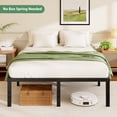 thumbnail image 3 of Awesofurni 18" King Bed Frame, Heavy Duty Platform Bed Frame with Storage Space, Noise Free Steel Slat Support, No Box Spring Needed, Easy Assembly, 3 of 7