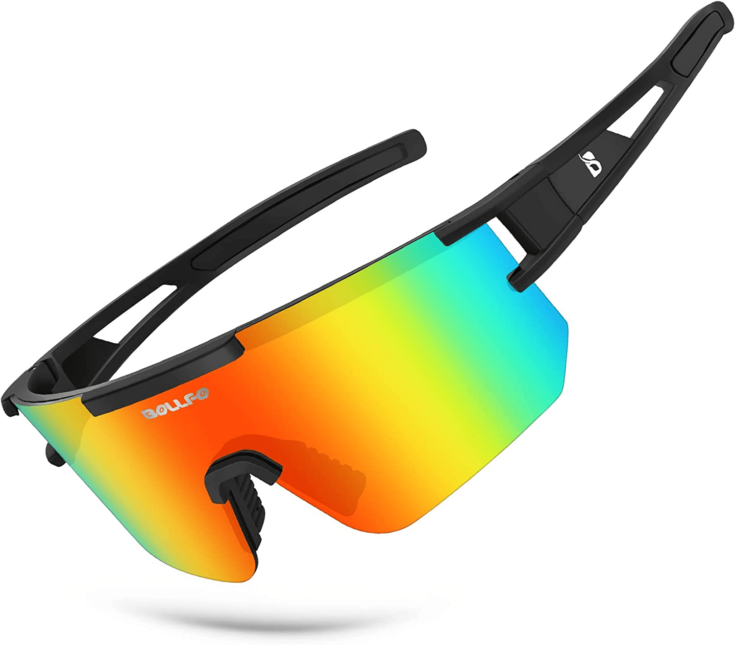 Polarized Sports Sunglasses Uv400 Protection Outdoor Windproof Glasses For Mens Women Youth