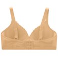 thumbnail image 5 of Penkiiy Women Bras Fixed Cup Comfortable Small Chest Gathered Lace Without Steel Ring Bra Beige Bras, 5 of 5