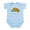 Sky Blue, variant on CafePress - I'd Rather Be At The Beach Infant Bodysuit - Baby Light Bodysuit, Size Newborn - 24 Months