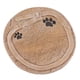 thumbnail image 4 of Piedra conmemorativa para mascotas con huella de pata y cinturón decorativo de resina, letras DIY, lápida para mascotas, marcador de tumba para perros y gatos, color amarillo arena, 4 of 14