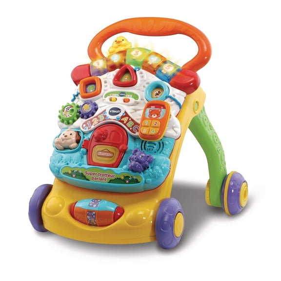 VTech Super trotteur parlant - Jouet évolutif pour bébés et tout-petits - Version française, 9-36 Mois