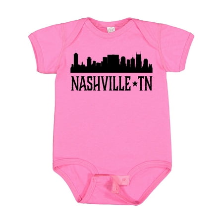 

Inktastic Nashville Tennessee City Skyline Boys or Girls Baby Bodysuit