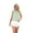 Bean green, variant on Womens Ruffle Neck Tank Tops Shirred Frill Dot Sleeveless Blouse Shirts Purple M