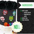 thumbnail image 5 of Large Edible Sugar Skulls Assorted Set of 12 - Wafer Cake & Cupcake Toppers - edible sugar skulls for cake decorating - Dia De Los Muertos & Halloween cupcake toppers, 5 of 6